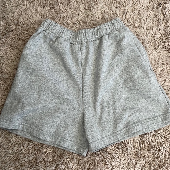 PrettyLittleThing Pants - Prettylittlething grey sweat shorts